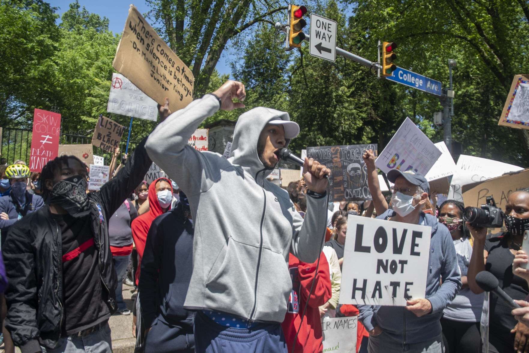 BLM protest, Lamar Stevens